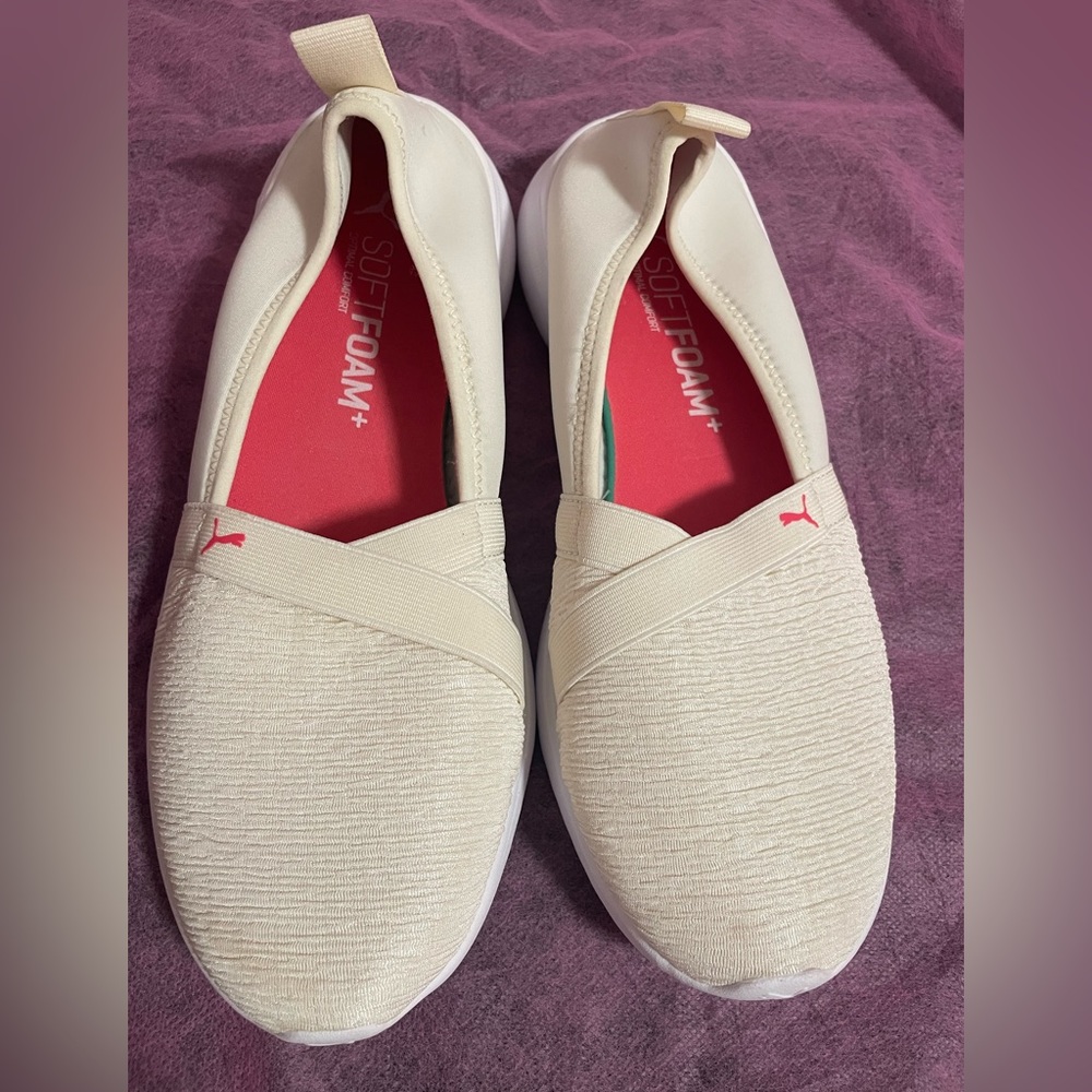 Puma womens slip on sneakers